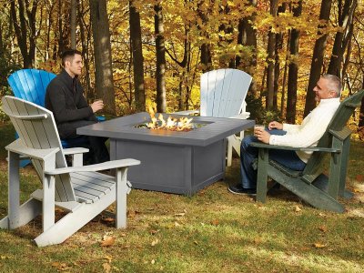 Napoléon - Table Patioflame® Hamptons carrée